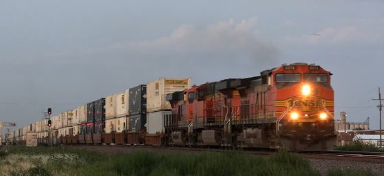 中国から米国への国際鉄道貨物 アマゾンFBA倉庫